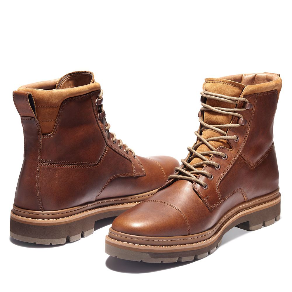 Botas de Nieve Timberland Hombre Port Union Waterproof Marrones - Chile CHS-456329